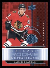 2019-20 Upper Deck Trilogy Rookie Renditions Blue #RR7 Aleksi Saarela /399
