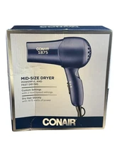 Conair 1875 Mid-Size Hair Dryer Model 152TN – Open Box – Box Shows Wear