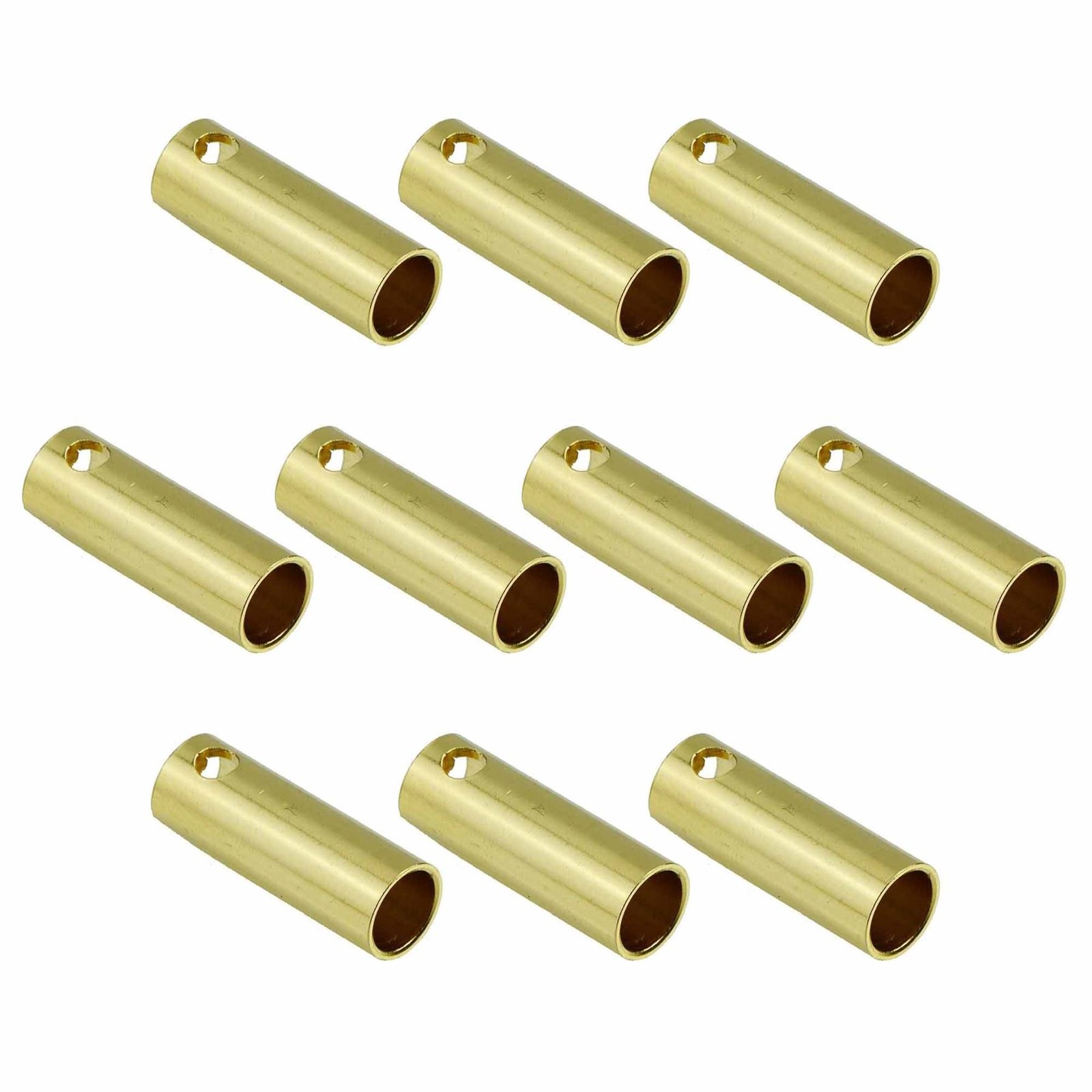 10 x Female Socket 5mm Gold Banana Bullet Connector