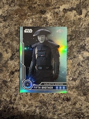 Sung Kang As Fifth Brother - 2023 Topps Chrome Star Wars #9 Aqua Refractor /199