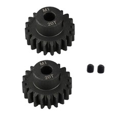 2Pcs Hardened Steel 20T Motor Pinion Gear for Traxxas 1/5 X-Maxx XMAXX 6S 8S...