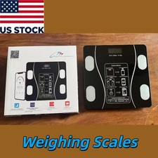 Electronic Smart Weighing Scales Tempered Glass Bathroom Scales Digital Display