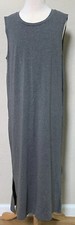 ❤️Madewell Sleeveless Long Gray T-shirt Dress Stretch Womens Size S.