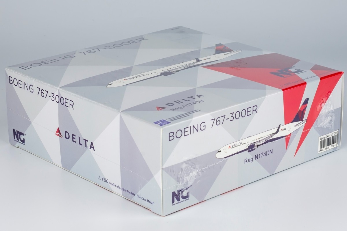 NG Model 1:400 Delta Air Lines Boeing B767-300 Diecast