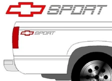 Your Choice of 305 325 327 350 383 364 or Sport SS TRUCK BEDSIDE DECALS