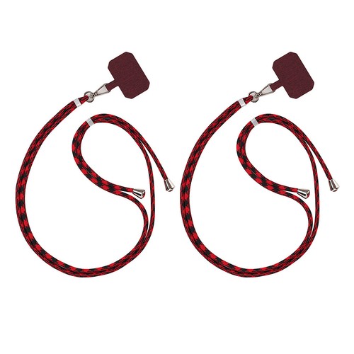 New2in1 Pack Universal Phone Lanyard Case Cover Holder Sling Necklace Strap Cord - Picture 7 of 26