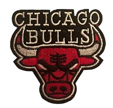 CHICAGO BULLS - NBA - VINTAGE RETRO BASKETBALL - 2 1/2 Embroidered Iron On Patch