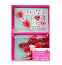 new Valentine's Day Heart Pencils Party Favors, 8 Count, by Way To Celebrate
