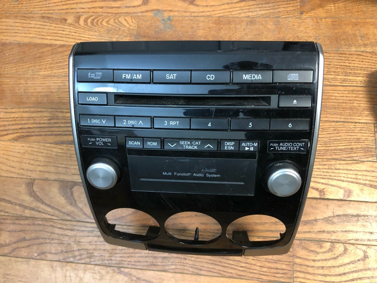 2009 MAZDA5 OEM AM FM 6disc CD Player Satellite Radio Receiver