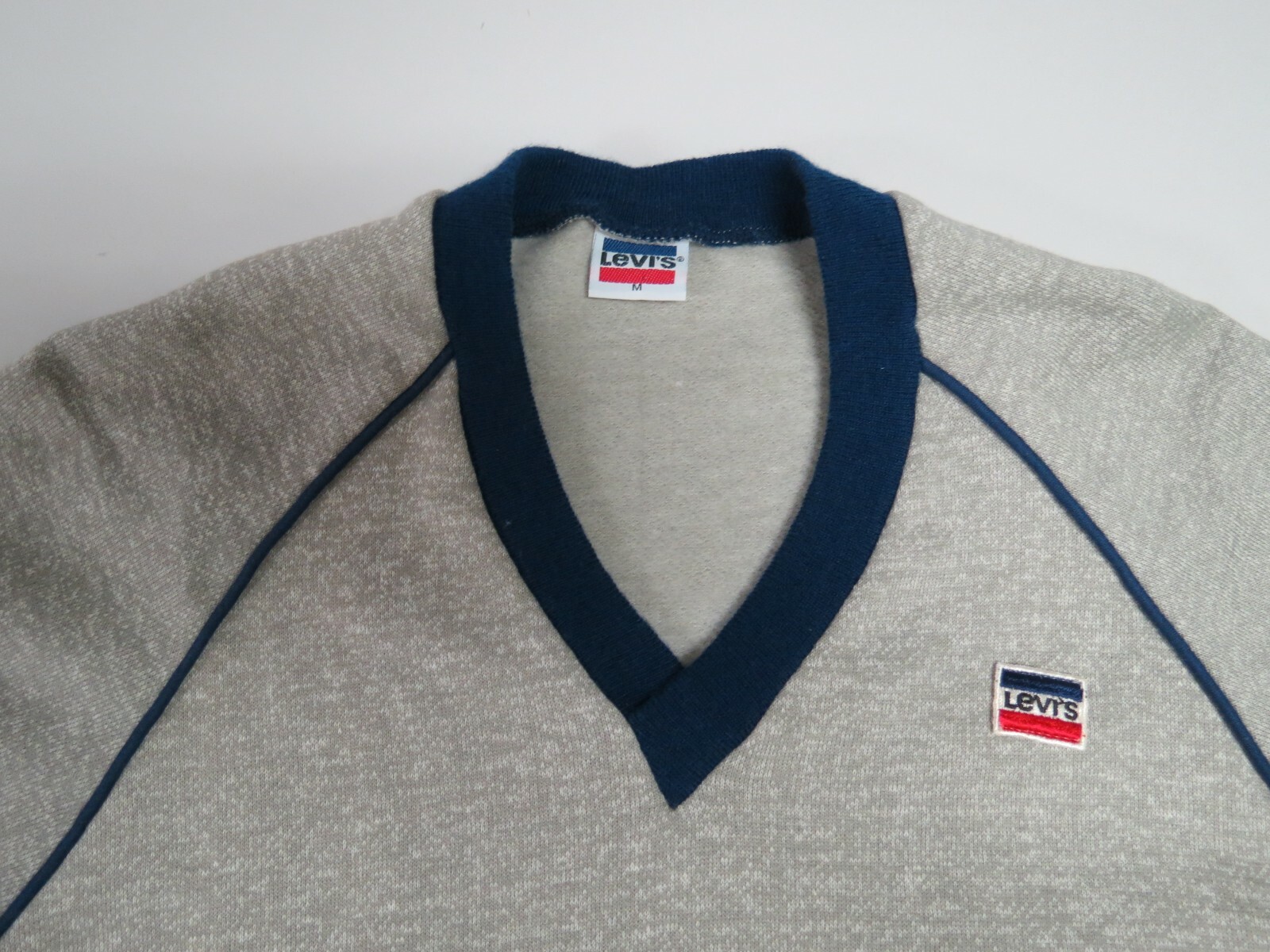 Rare VTG Levi's made in USA 50percent Acrylic 50percent cotton Shirt M image 10