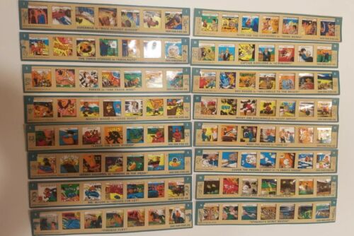 Vtg Kenner Give-a-Show Projector Slides Lot of 16 Cartoon Strips SUPERMAN BOZO