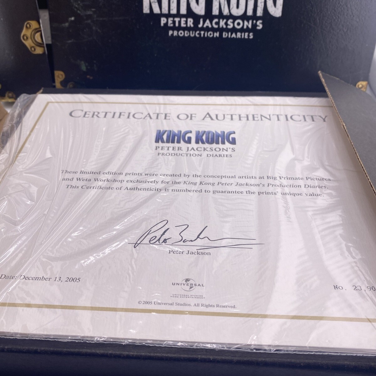 King Kong Peter Jackson's Production Diaries Limited Edition DVD