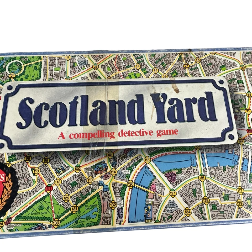 Piezas de repuesto Scotland Yard piezas Milton Bradley 1985 fichas de juego de mesa Foto 2 de 4