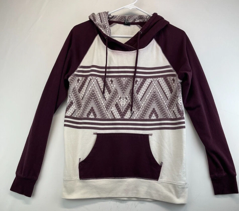 Sudadera Empyre - Mediana - Roja/Borgoña y Blanca - Pullover con Capucha (1267) Foto 4 de 4