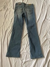Jordache Girls Bootcut Stretch Denim Jeans Size 16 Light Blue Repreve Sustainabl