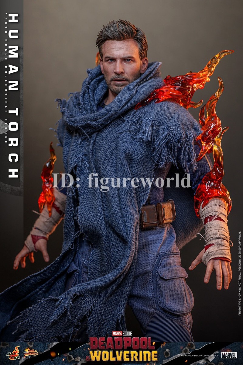 Pre-order Hot Toys MMS789 1/6 Deadpool & Wolverine Human Torch