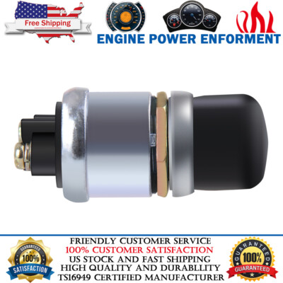 Waterproof Switch Push Button Start Starter 12V 50A Car Boat Track Horn Engine