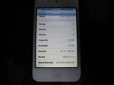 Apple iPod Touch 4th Generation 8GB Black MD057LL/A Unlocked | eBay