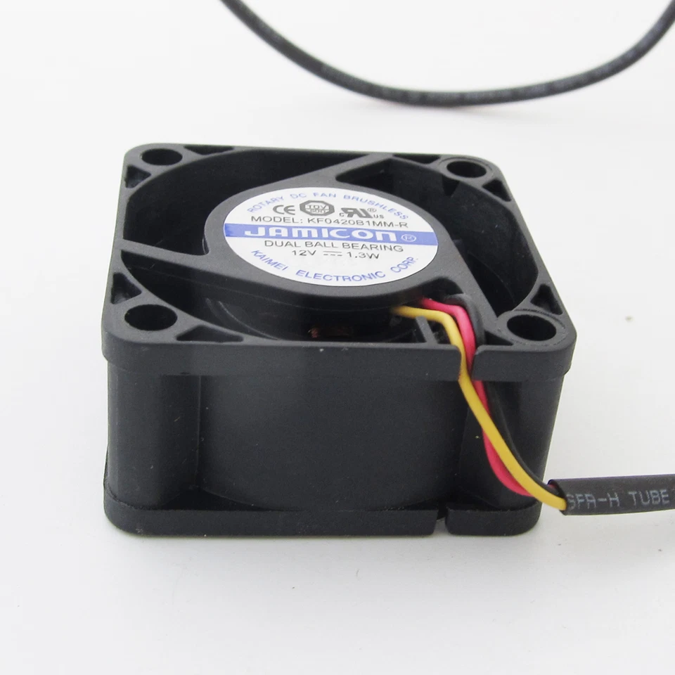 1pc JAMICON DC Cooling Fan KF0420B1MM-R 40x40x20mm 4020 12V 1.3W 3pin Connector - Image 3 of 4