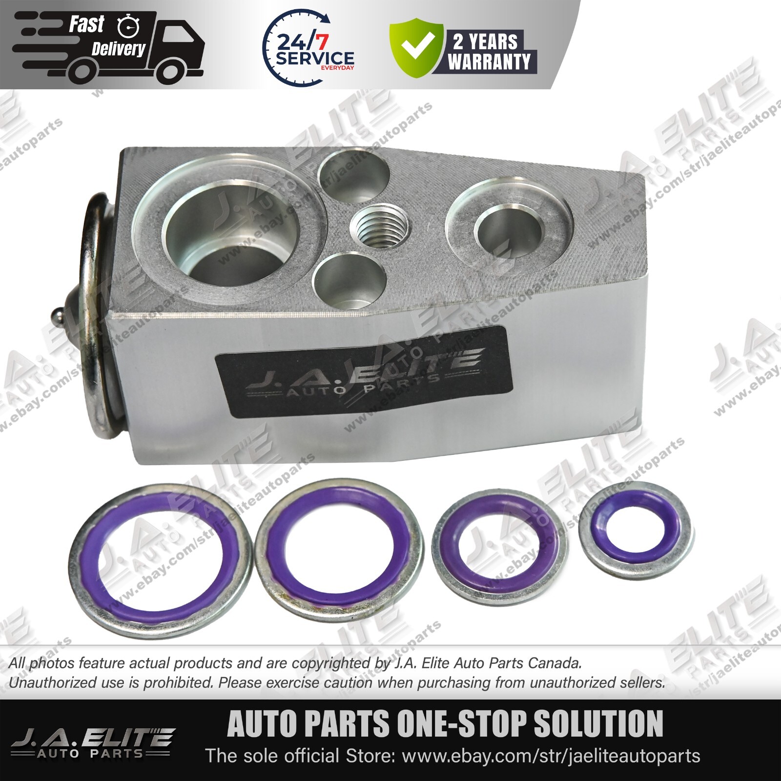 A/C Expansion Valve & Gaskets fit Maserati Levante Ghibli Quattroporte (2019+)