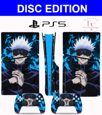 PS5dg-00010-autocollant de peau pour PS5, pour Console de disque + 2