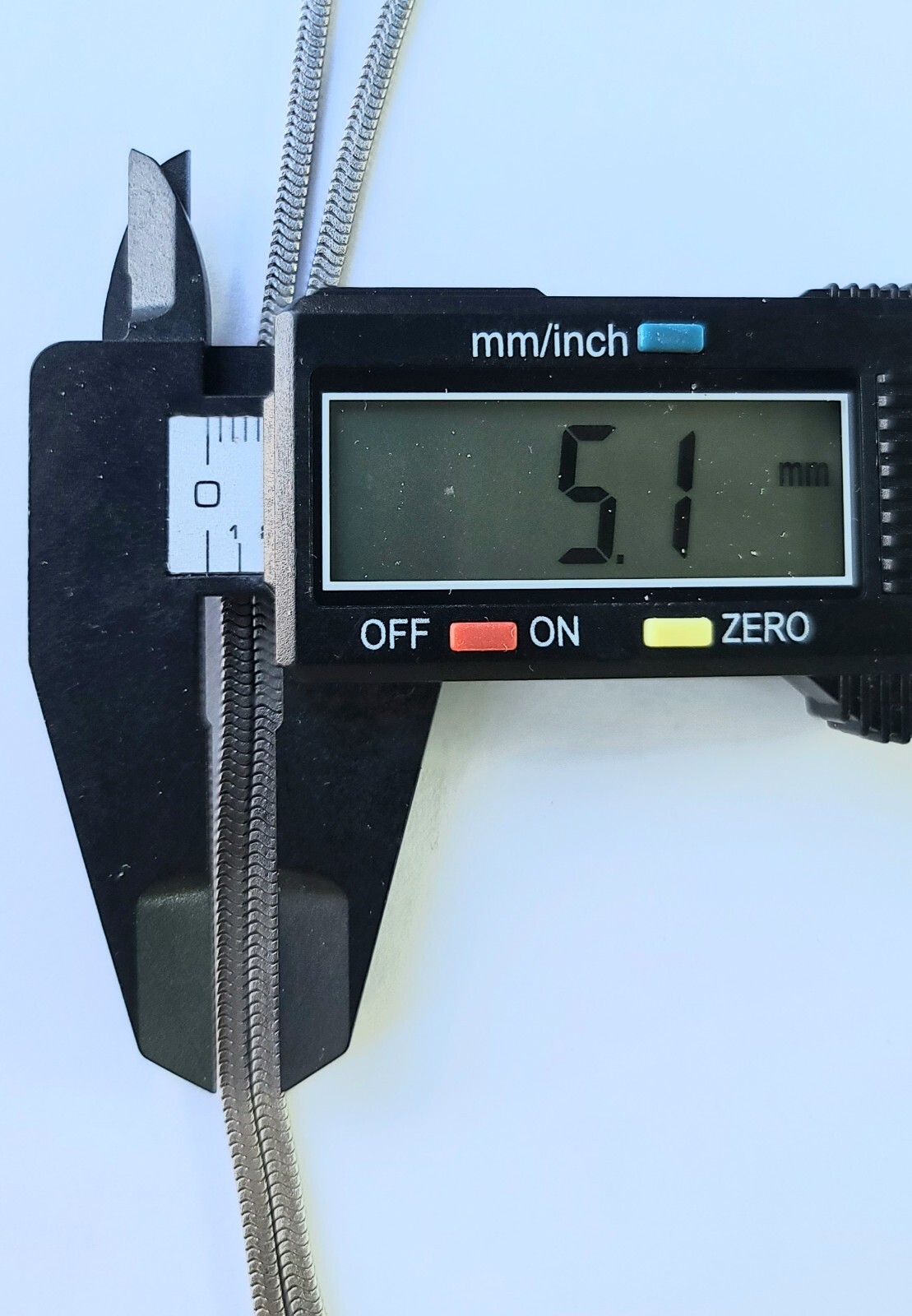 Vintage Sterling 925 Solid Silver Square Snake Ch… - image 14