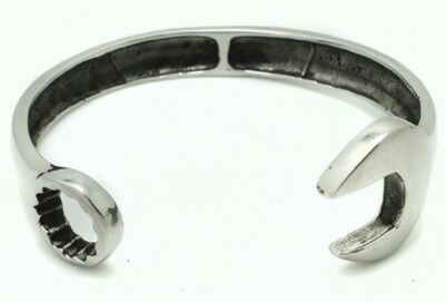 Silver Spanner Spanner Jewellery 316L Silver Stainless Steel