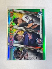 2017 Bowman Chrome Talent Pipeline Green Refractor /99 #TP-MIN Nick Gordon