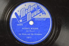Jim Wynn - 78 RPM Modern Music - Wynn's Boogie L36