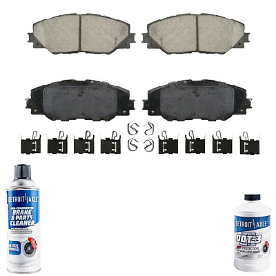 Front Ceramic Brake Pads for 2006-2012 2013 2014 2015 2016 2017 2018 Toyota RAV4