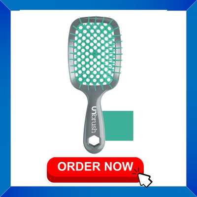 Unbrush Wet & Dry Vented Detangling Hair Brush Curly Hair Brush Hair Comb