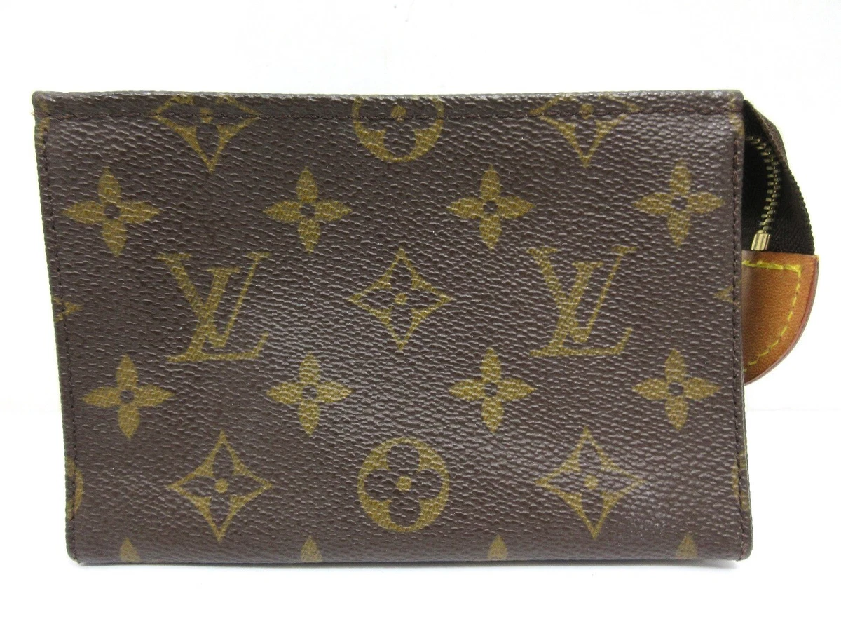 Authentic LOUIS VUITTON Toiletry Pouch 15 Monogram M47546