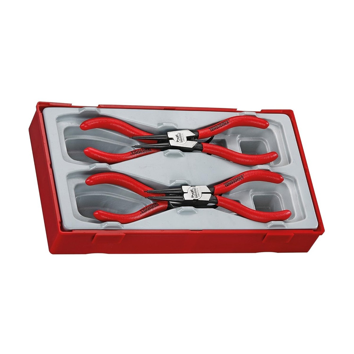 Teng Tools 5-Inch Straight/Inner Snap Ring Pliers - Vinyl Grip (MB470-5)