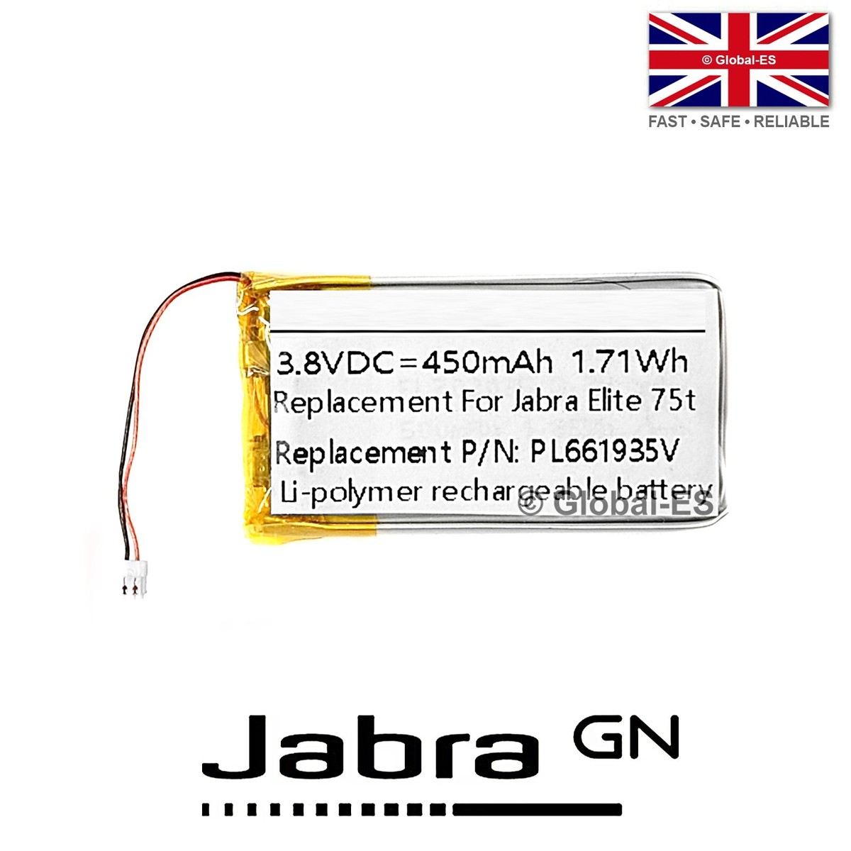 Jabra Elite 65t Battery Replacement Jabra Elite 65t 75t Headset