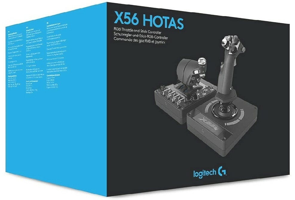 Logitech G X56 H.O.T.A.S Throttle and Joystick Flight Simulator