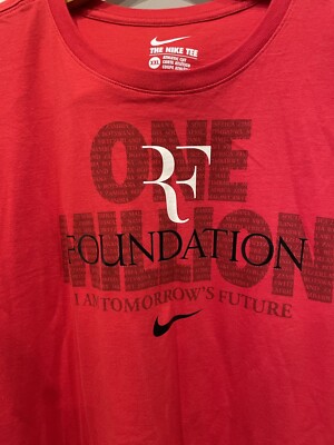 Nike Roger Federer Foundation I Am Tomorrows Future Promo T-shirt