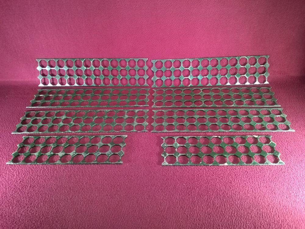 VINTAGE LOT OF DIECAST STEEL FENCE SECTIONS GREEN eBay