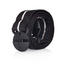 No Show Elastic Stretch Belt for Kids  Ages 5-9ish  Jelt Junior Black Stripe