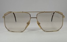 Vintage STUDIO Eyeglass Metallic 160 808 UNIQUE Eyewear Gold ITALY FRAME