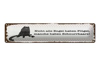 Blechschild Spruch 46X10 Cm Nicht Jeder Engel Schild