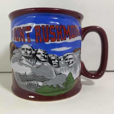 Somewhere 'Behind' Mount Rushmore Hidden Assets Bottoms Up 3D 12 oz Coffee Mug