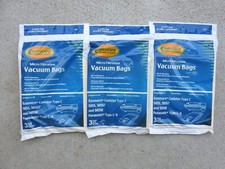 9 Bags SEARS KENMORE TYPE C VACUUM BAGS FOR MODELS 5055, 50557 AND 50588