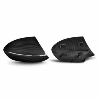 For BMW E90 E92 E93 M3 1M E82 Carbon Fiber Mirror Cover Clip On A 2PCS NEW