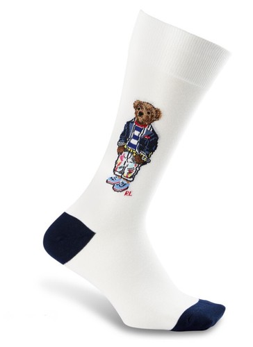 polo teddy bear socks