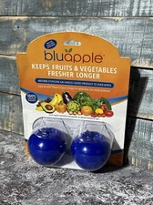 NEW Bluapple Produce Freshness Saver Balls Extend Life Fruits Vegetables Fee Shi