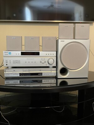 Sony dvd/vhs(slv-d350p)+ receiver(str-k665p) Audio System Set