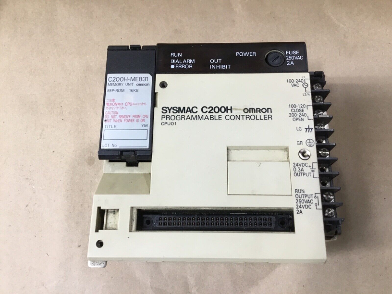 新品即決 新品 OMRON オムロン C200H-CT021