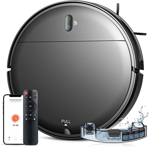 MAMNV Robot Vacuum and Mop Combo,WiFi/App, Robotic Vacuum Cleaner BR151