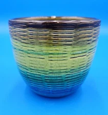 Vintage MCM Italian Rosenthal Netter Pottery Planter 4 inches tall