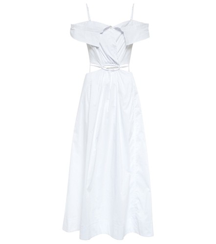 knee length dresses for ladies Jonathan Simkhai Ruth Lace Bustier Midi Dress main image 1